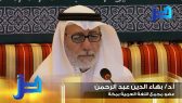 محاضرة «سيمياء النحو: دراسة العلامات في النظام النحوي» لـ أ.د. بهاء الدين عبد الرحمن