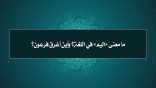 مقتطفات 60 – ما معنى “اليم” في اللغة؟ وأين أُغرق فرعون؟